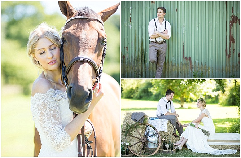 Rural romance styled shoot at Bawdon Lodge Farm