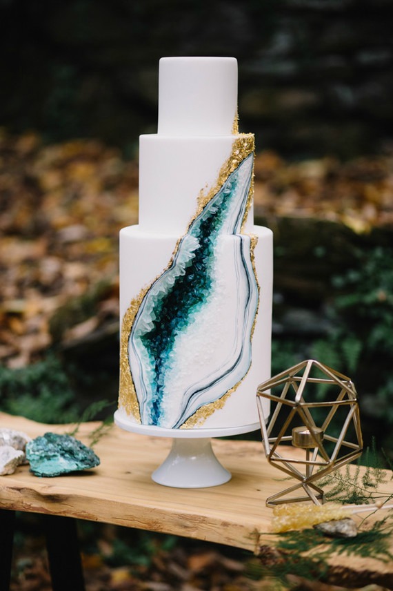 wedding cake trends - Geode Cake