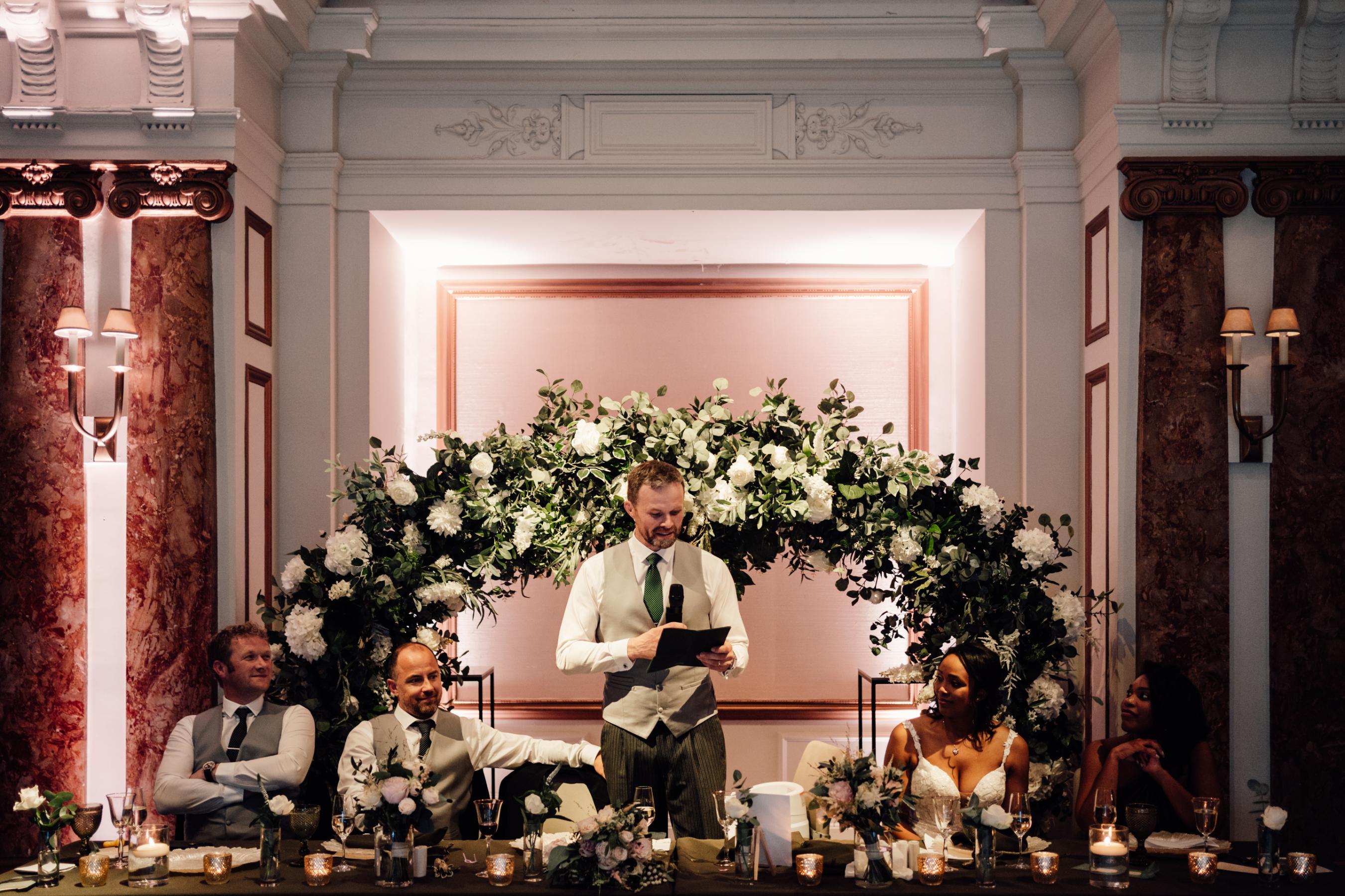 wedding top table