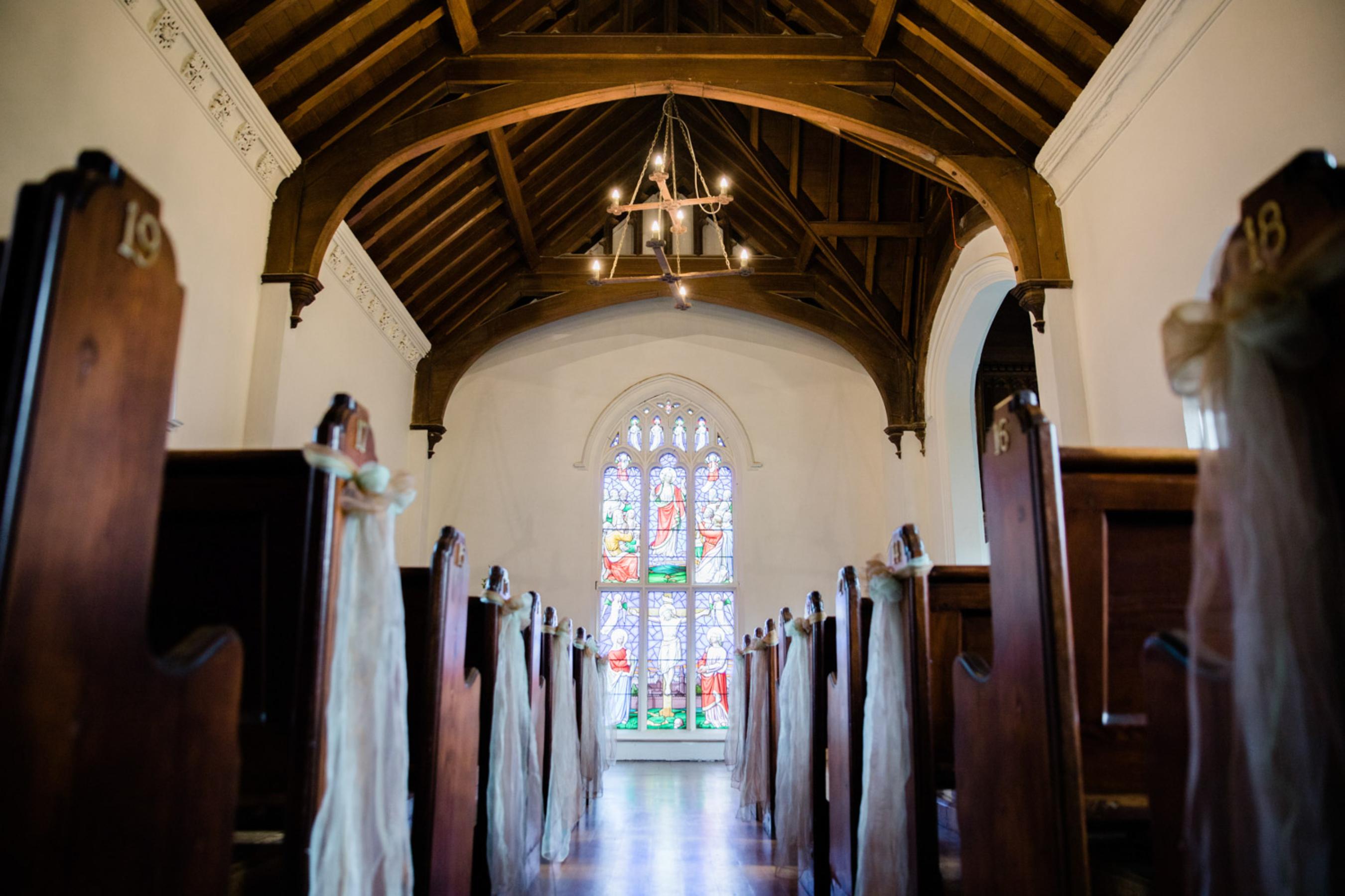 Private chapel at Thicket Priory set for elegant wedding ceremonies in North Yorkshire