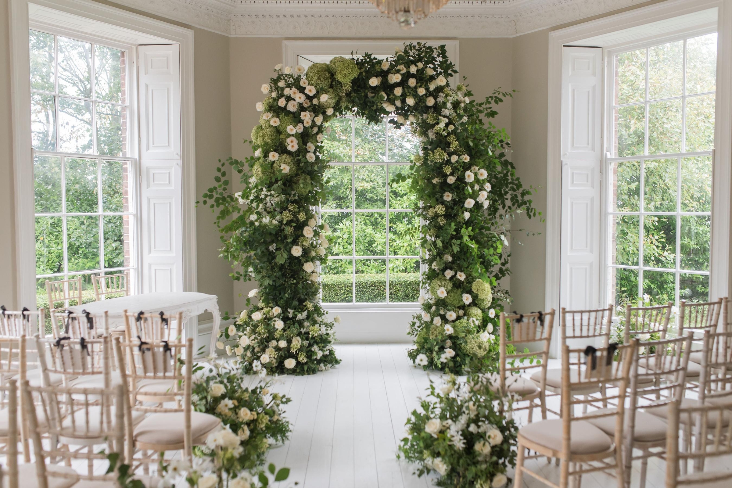 luxury-uk-wedding-planner-elegant-ceremony-set-up-wootton-hall