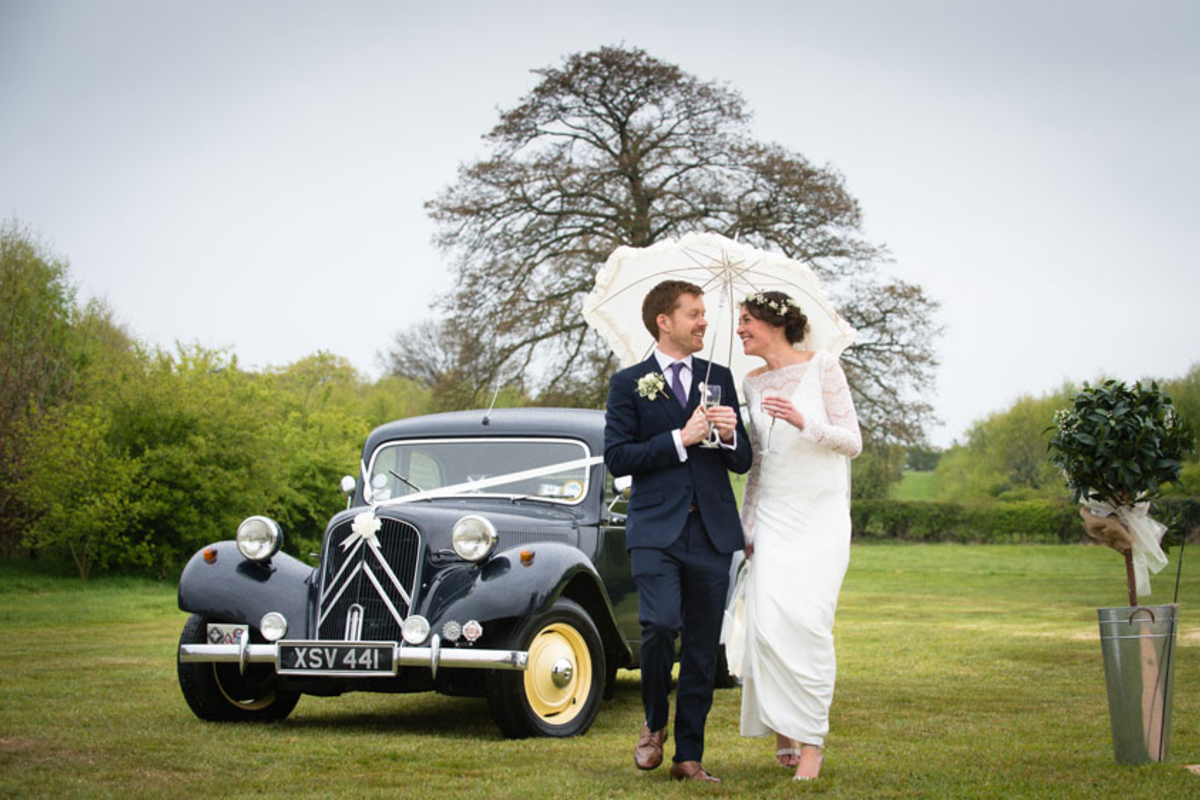 How to make the best of a rainy day wedding