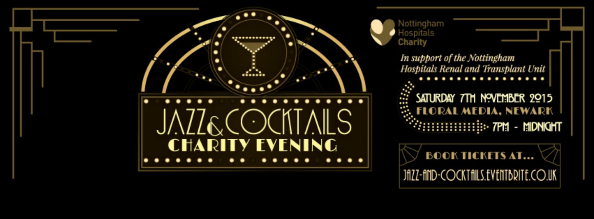 Jazz and Cocktails - Charity dinner at Floral Media