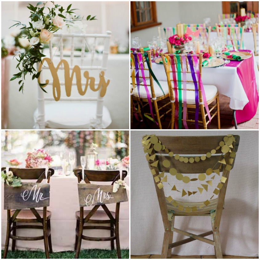 wedding chair styling ideas
