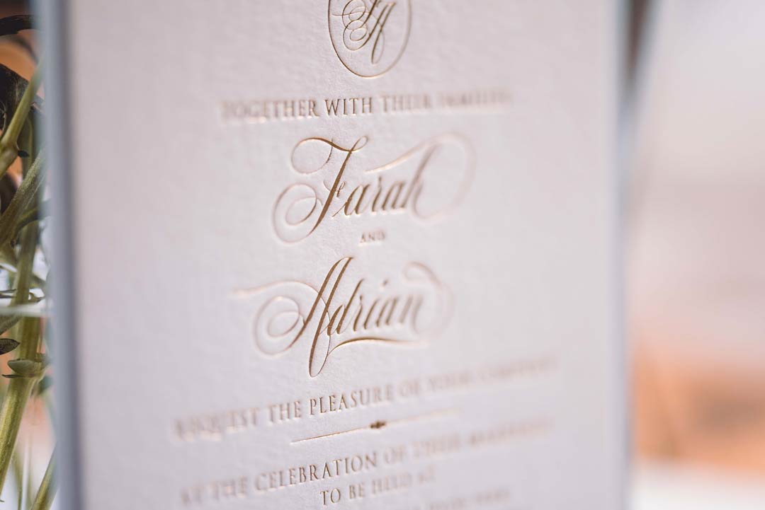 luxury wedding stationery - Ananya Cards - Hayley Gell Photography