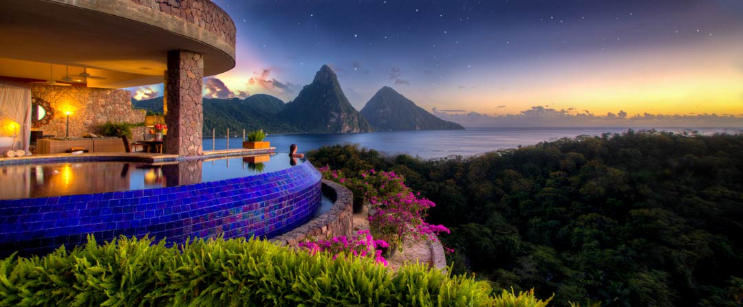 Luxury resort in Saint Lucia - Jade Mountain