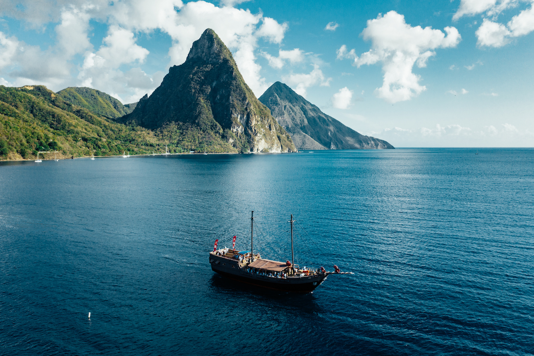 The beautiful island of Saint Lucia straddles the boundary between the Caribbean Sea and
the Atlantic Ocean. It’s an incredible place to get married and there’s plenty for you to see
and do. With its sandy white beaches, it’s also the perfect place to do nothing at all!